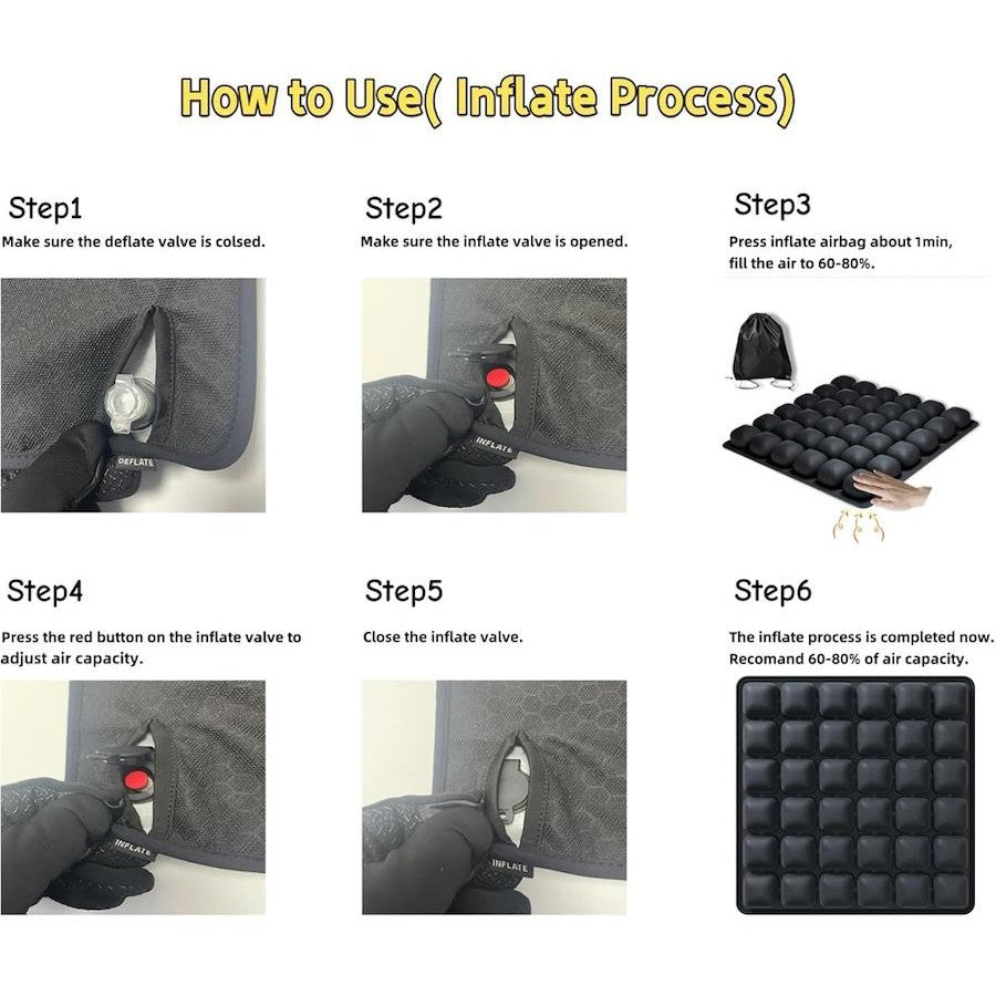 3D Ergonomic Chair Cushion Wellia