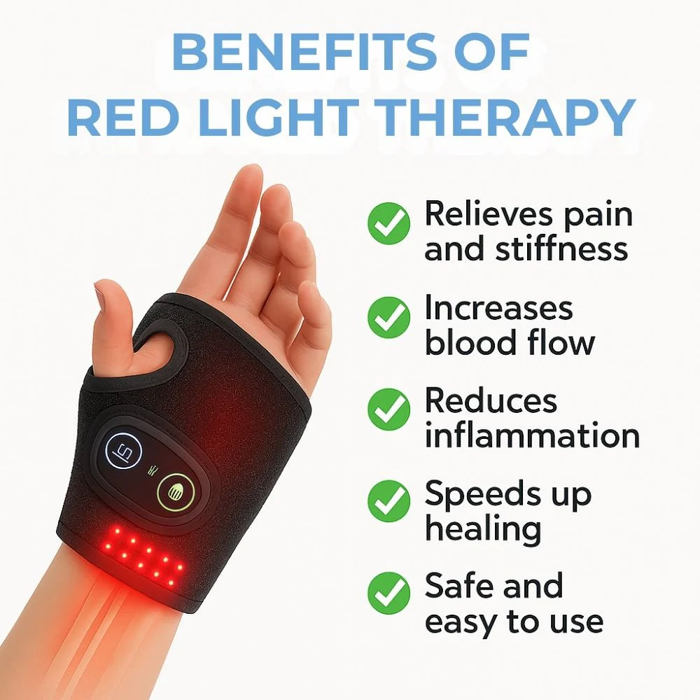 Red Light Therapy Wrist Strap Wellia